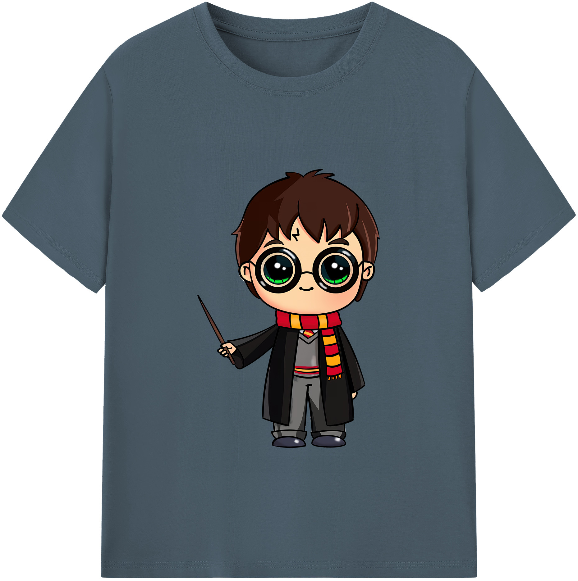 （画像用） Harry Potter ハリー・ポッターシリーズ 綿100％半袖Tシャツ（フロントプリント）